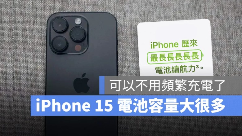 iPhone 15 电池容量