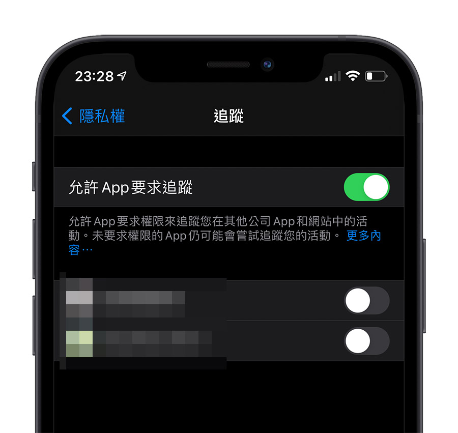 iOS 14.5隐私权App Store