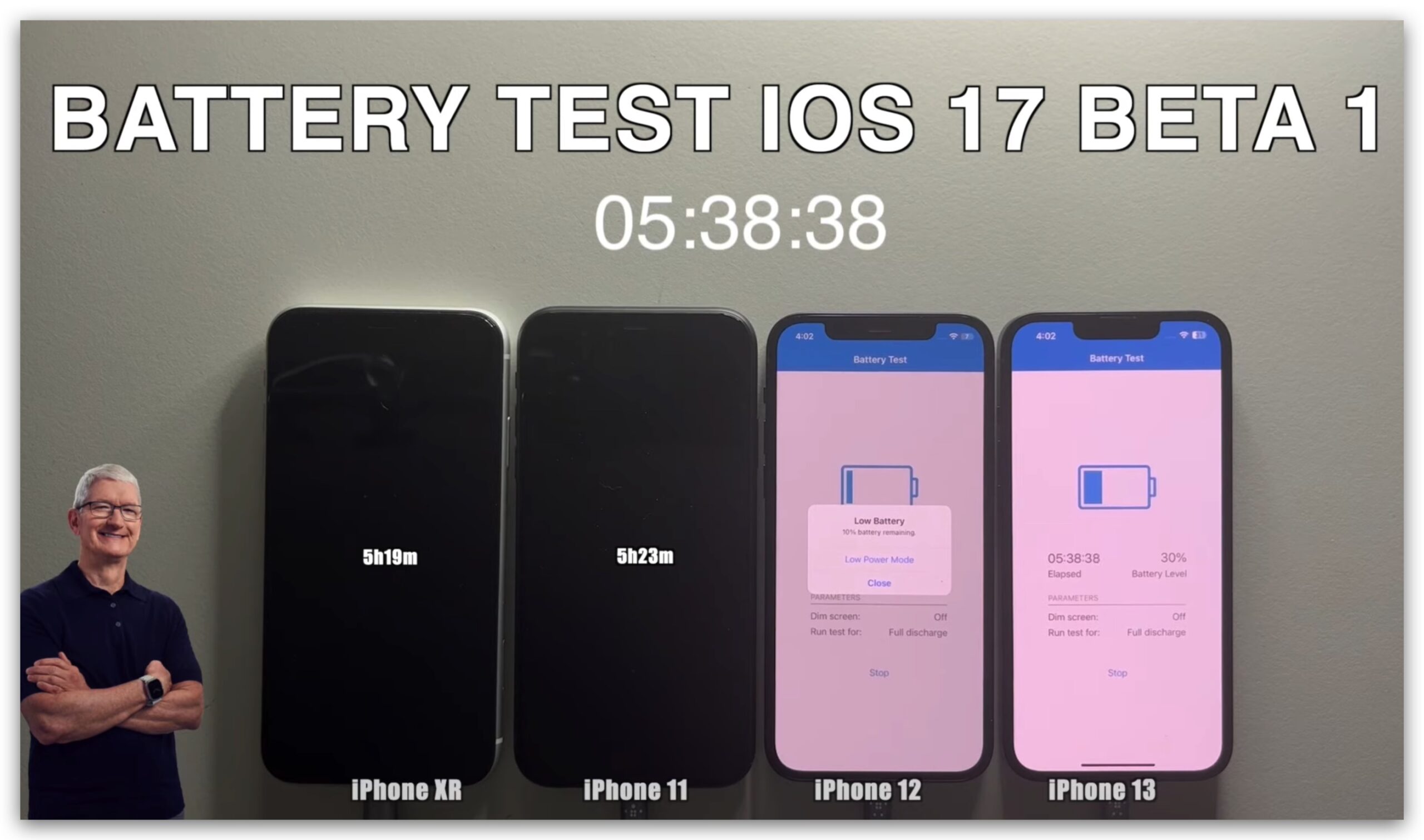 iOS 17 Beta 续航力测试 电量测试