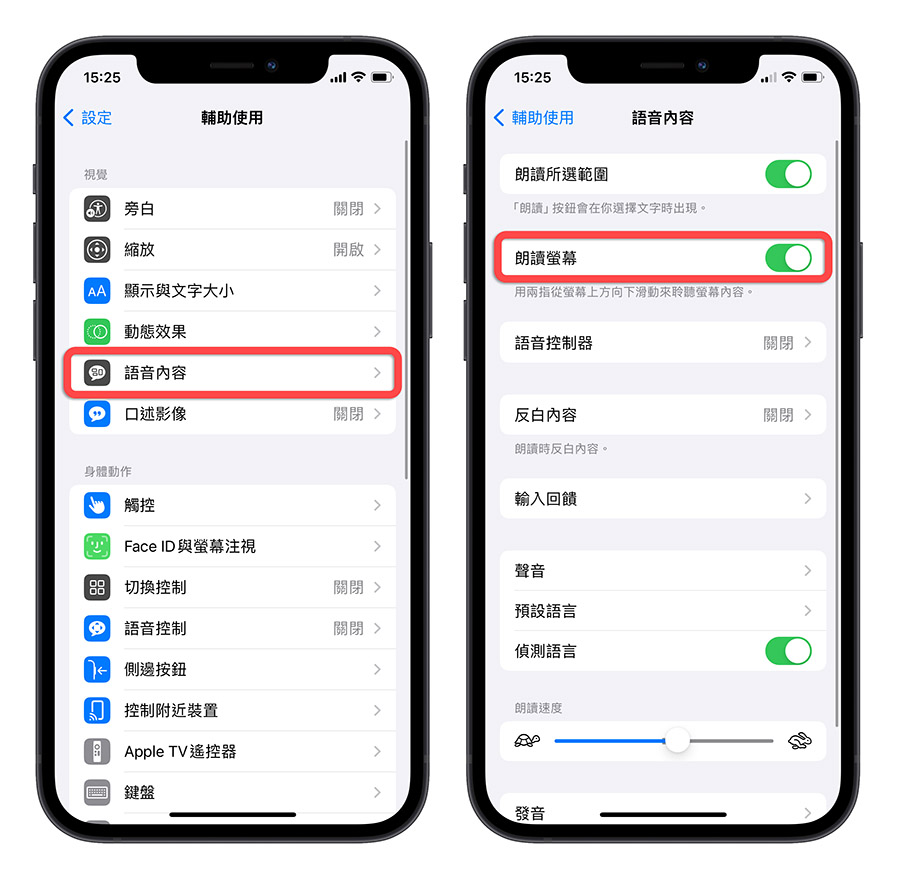 iPhone iOS 17 朗读 Siri 辅助使用 Safari