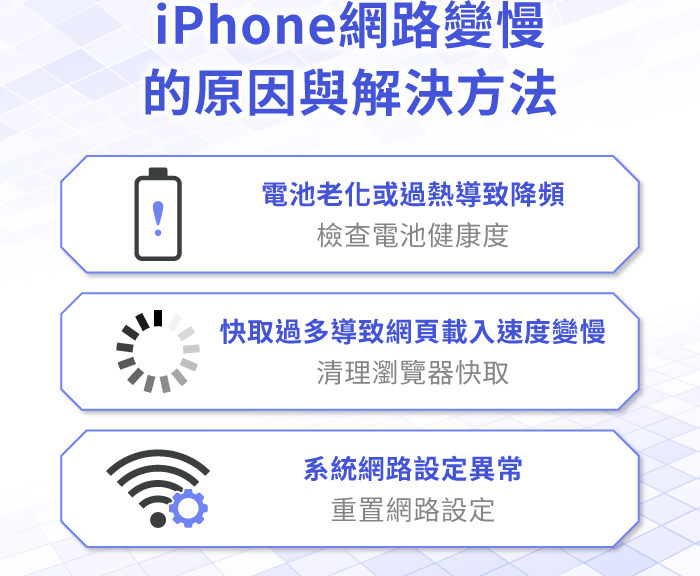 iPhone手机网络变慢的原因有哪些？ 3个对应解决方法一次说明