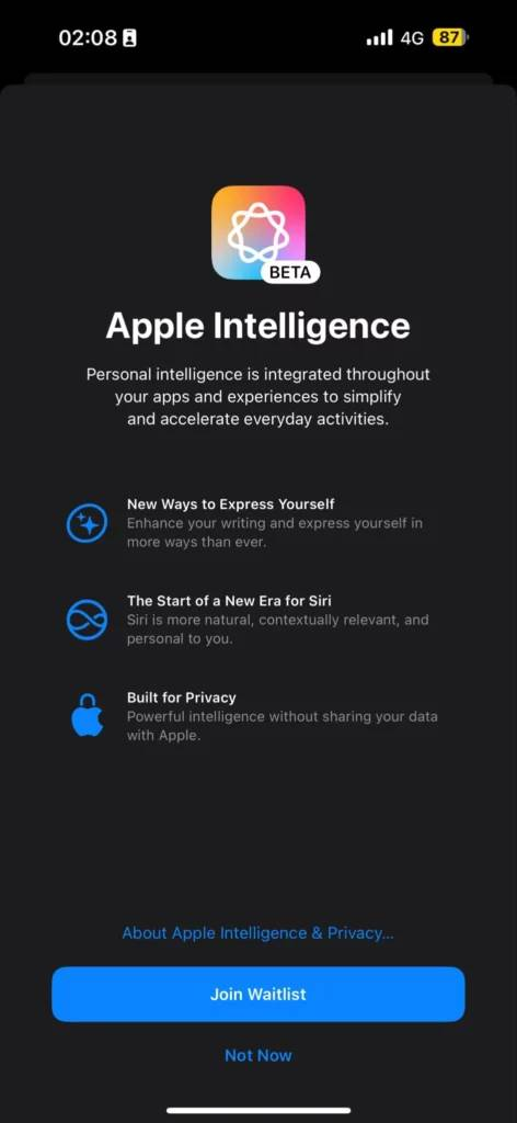 非美国用户也可使用 Apple Intelligence