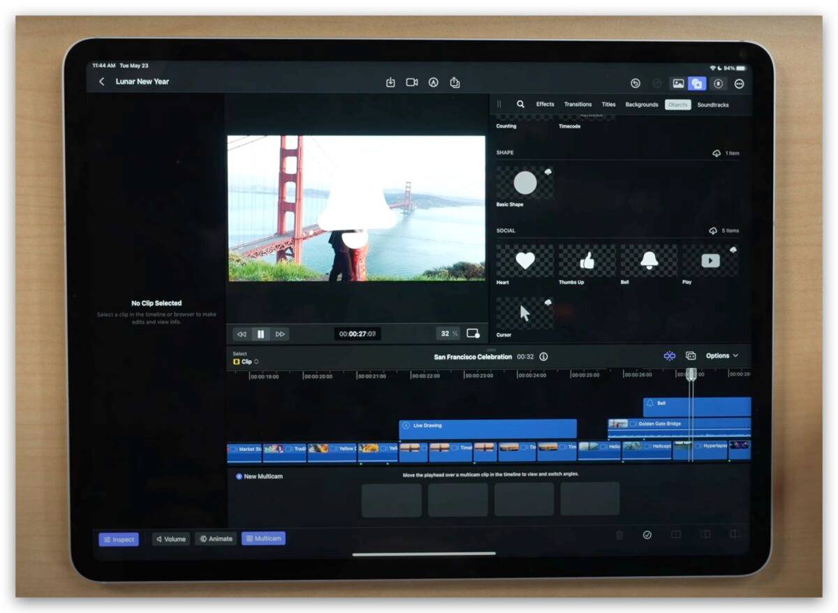 Final Cut Pro iPad 评测 心得 功能