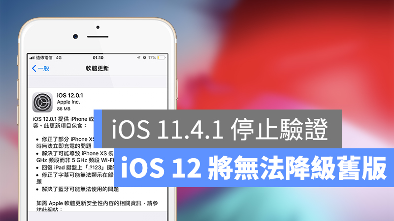 iOS 11.4.1 认证关闭