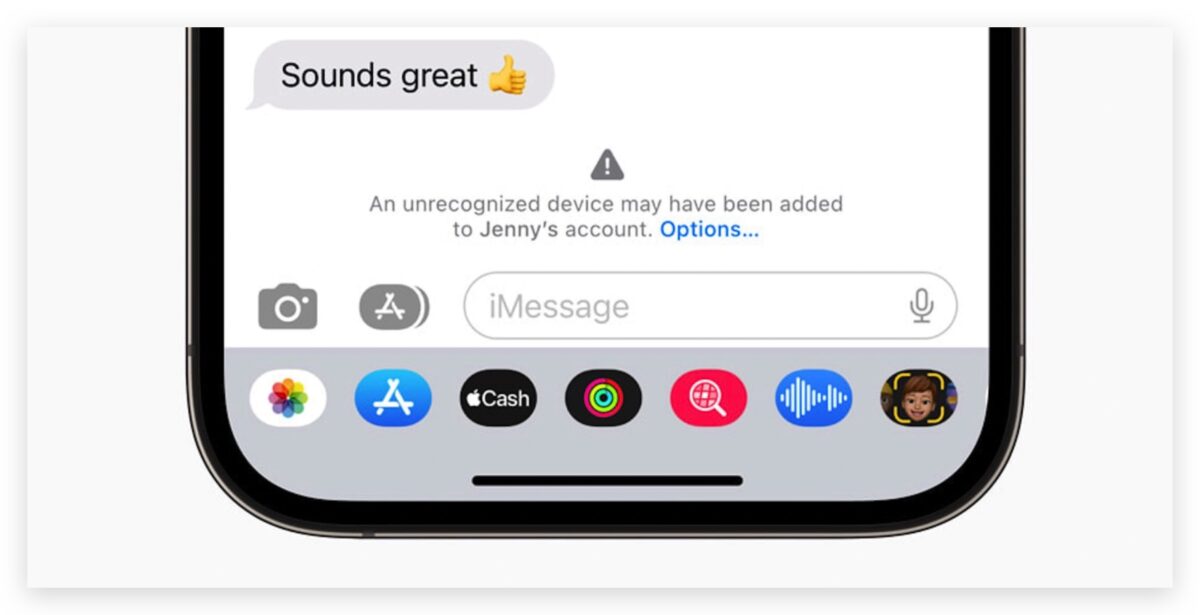 iOS 16 iMessage 联络人验证